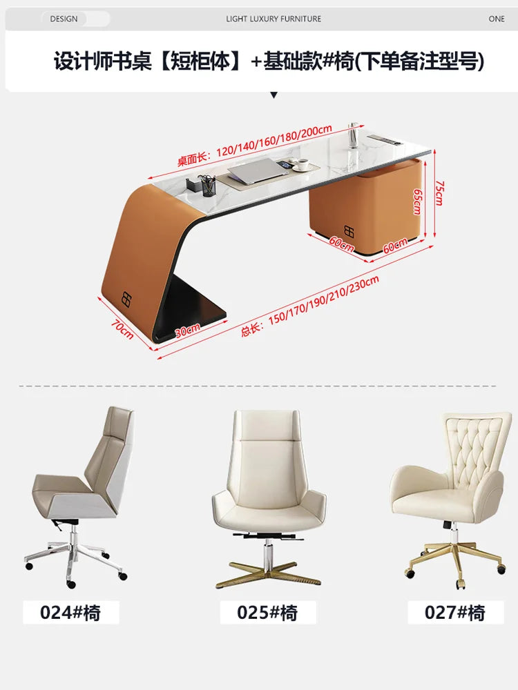 Manager Storage Executive Office Desk Modern Cheap Adjustable Study Computer Desk Drawers Modern Bureau Tafel Work Station Table