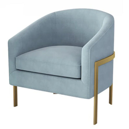 Fauteuil simple moderne pour salon, ensemble de meubles de salon, fauteuil de luxe en velours pour salon