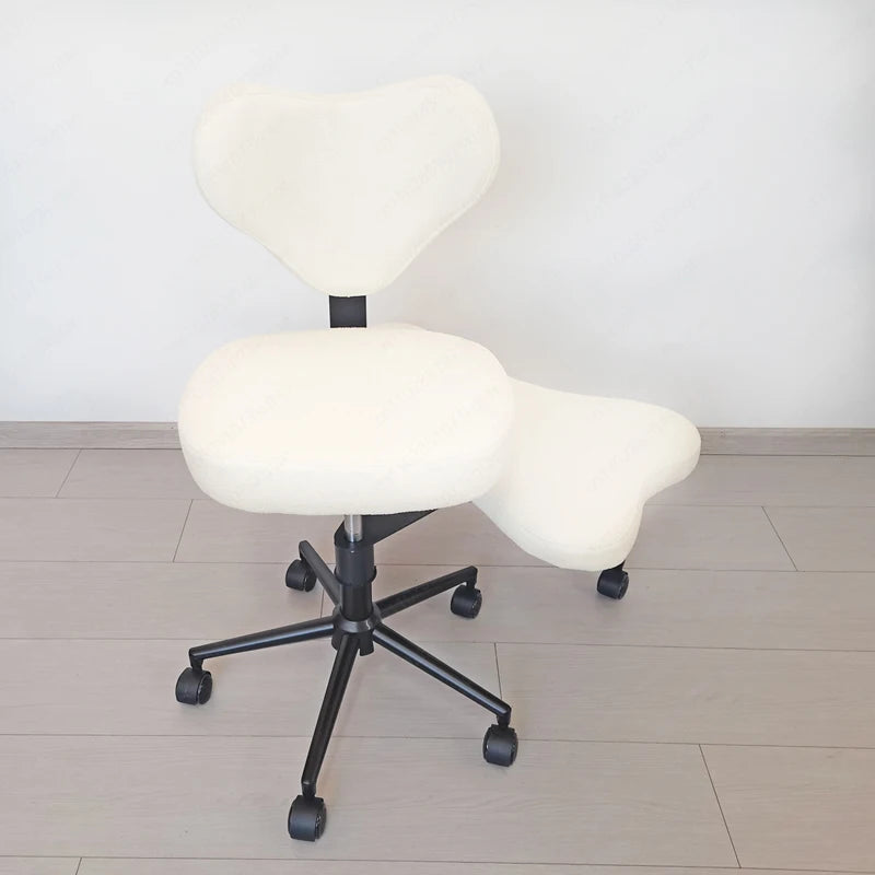 Modern comfortable cross-legged lazy chair squatting computer seat, suitable for long-term sitting in dormitories and offices