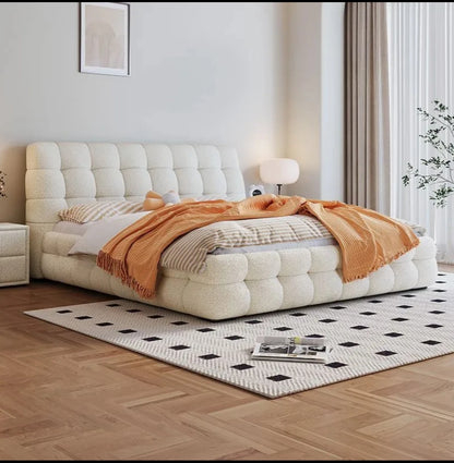 Luxury Modern Bedroom Furniture Storage Multifunctional Leather Fabric king Size Wood Beds