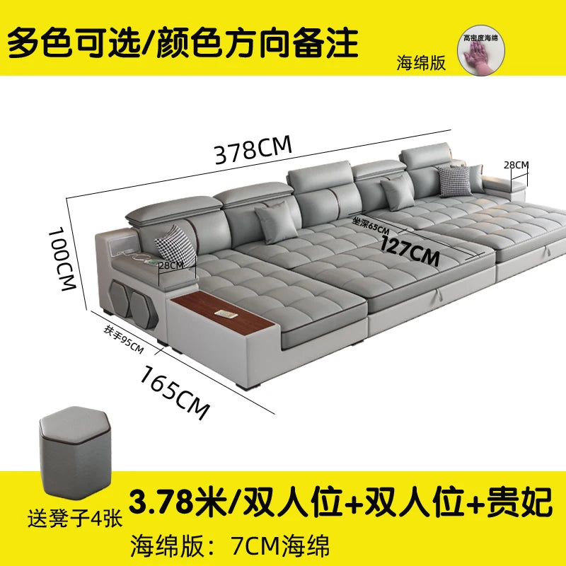 Multifunctional Nordic Recliner Sofas Bed Floor Foldable Modern Sofas Living Room Luxury Divani Da Soggiorno Home Furniture
