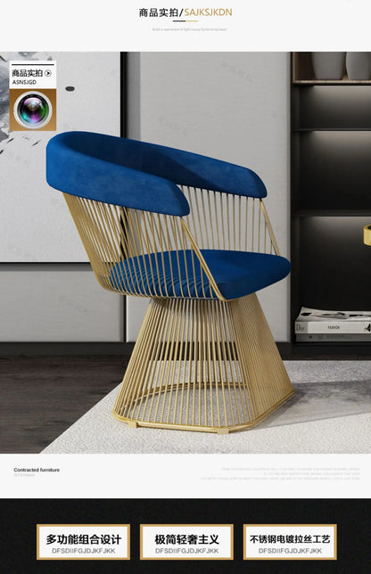 Light luxury leisure club hotel lobby negotiation chair coffee milk tea shop home leisure chair