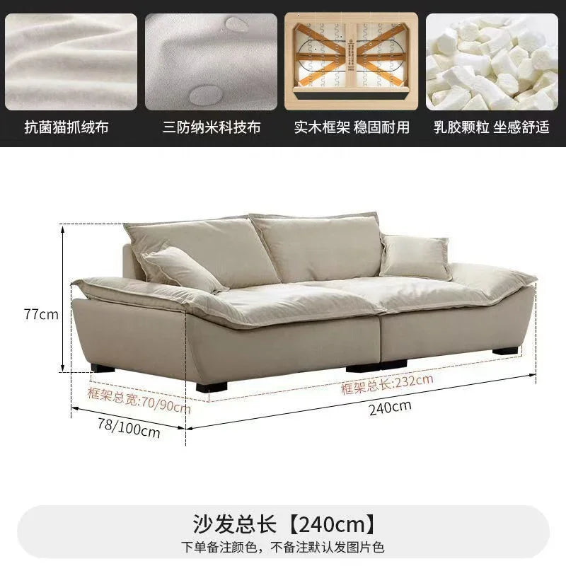 Love Seat Modern Living Room Sofas Nordic Luxury Floor Armchair Sectional Outdoor Sofa Patio Balcony Divano Hotel Furniture