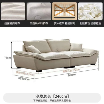 Love Seat Modern Living Room Sofas Nordic Luxury Floor Armchair Sectional Outdoor Sofa Patio Balcony Divano Hotel Furniture