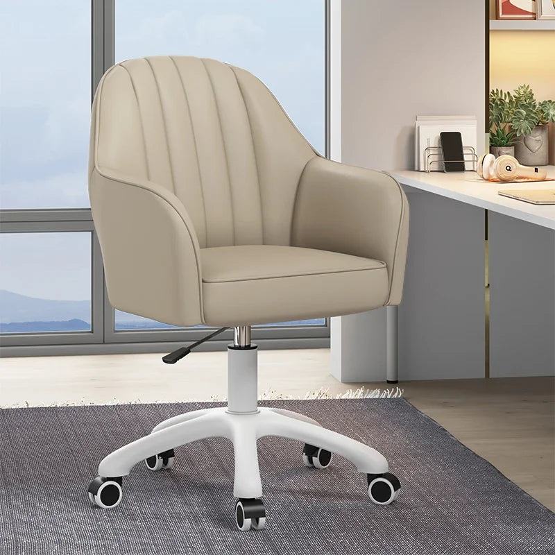 Nordic Home Computer Chair Office  Book Desk Chair Sliding Wheelchair Dormitory Lifting Chair Sofa Comfortable Bedroom