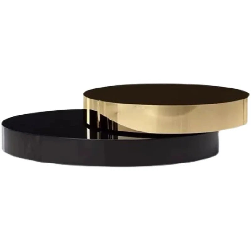Italian Luxury Rotating Coffee Tables Modern Minimalist Living Room Extension Coffee Table Creative Design Home Furniture FYCT