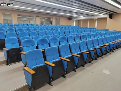 HT Classroom Academic Hall with Writing Board Row Chairs Multifunctional Concert Hall Lecture Hall Seats