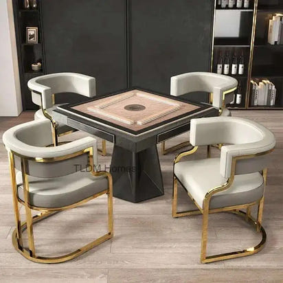 Luxury golden Dining Chairs wrought Iron Backrest Armchair Kitchen Modern Dining Room Furniture Home Bedroom Salon Makeup Chair
