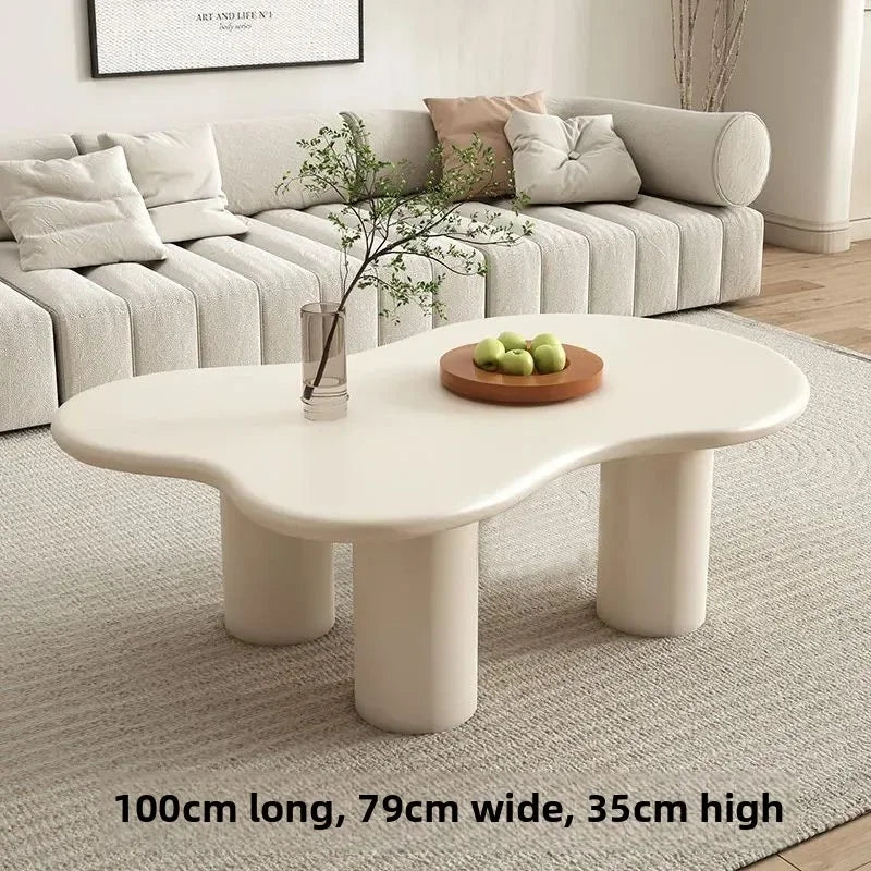 Clouds Tea Table House Lonely Wind Nordic Home Living Room Small Apartment Shaped Cream Simple Modern Tea Coffee Table Furniture