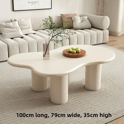 Clouds Tea Table House Lonely Wind Nordic Home Living Room Small Apartment Shaped Cream Simple Modern Tea Coffee Table Furniture