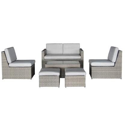 Outdoor L Shape Sofa Set Living Room Hotel Villa Park Courtyard Apartment Outdoor Furniture
