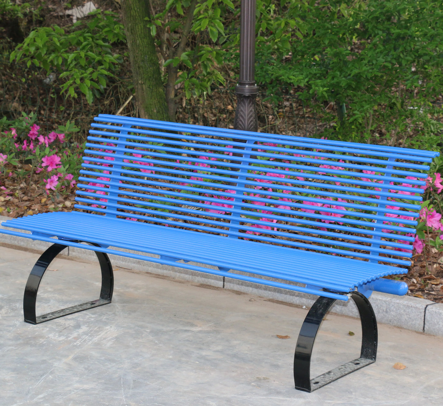 Luxury Park Metal Benches Seat Outdoor Garden Patio Cast Iron Benches