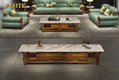 Leather sofa combination first layer cowhide modern new Chinese living room solid wood sofa furniture
