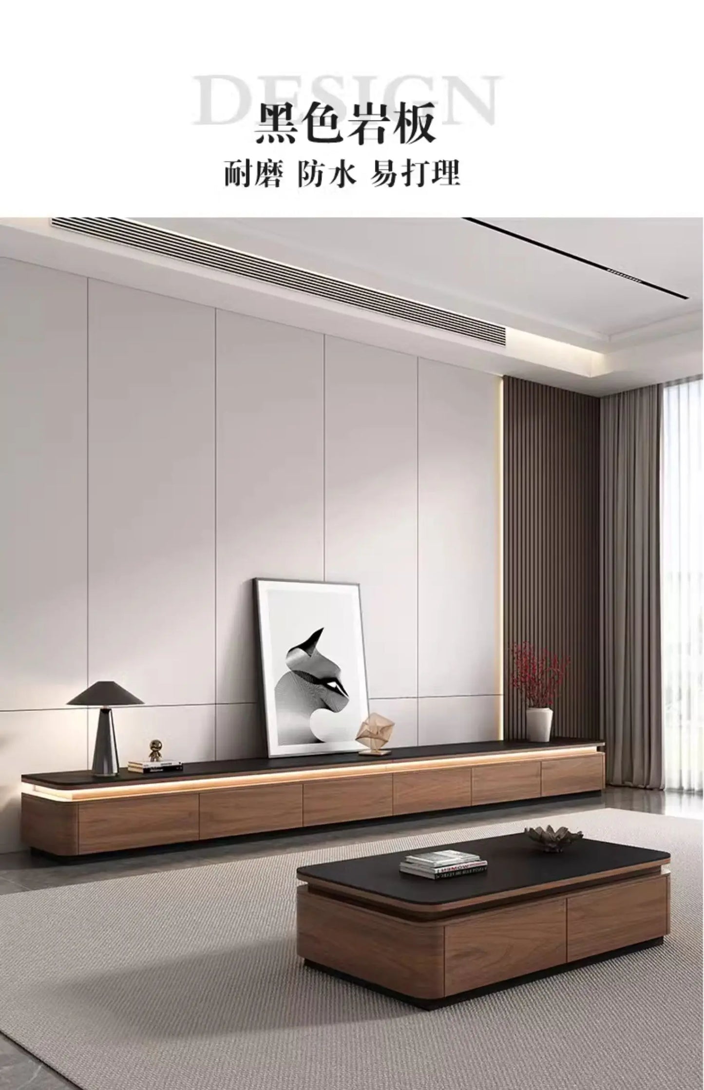 Storage Retro Design Tv Stand Coffee Table Lights Minimalist Floor Tv Stands Home Universal Mueble Para Televisor Furniture