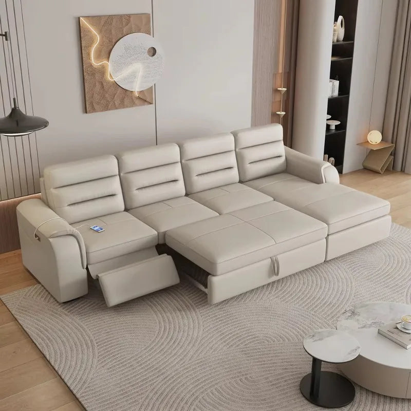 Modern living room sofa intelligent with storage corner sofa sleeping function electric recliner folding sofa