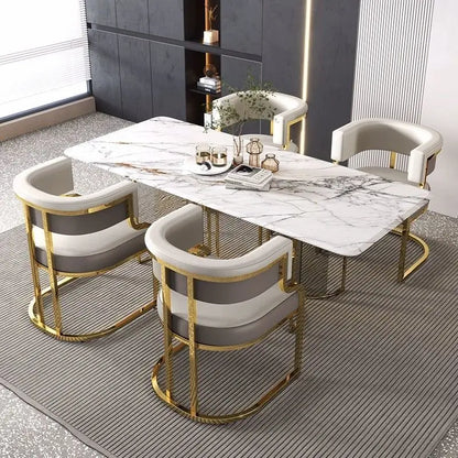 Modern Light Luxury Accent Chair Premium Dining Chair for Salon Reception Office Conference Hotel Lounge Makeup Nail Studio