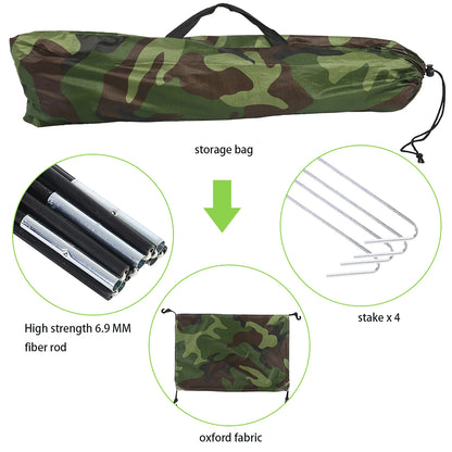 UV Protection Tent Outdoor Lightweight Shelter With Mesh Screen Keeps Out Insects/Critters Great For Camping/Hiking