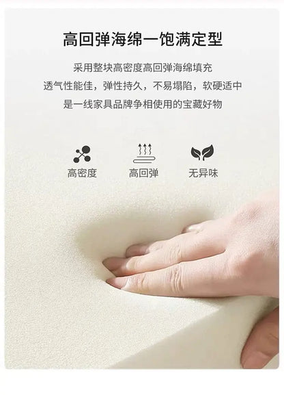 zS173Furniture Living Room Vacuum Compression Washable Corduroy Modern Boneless Couch Sofa Comprimido