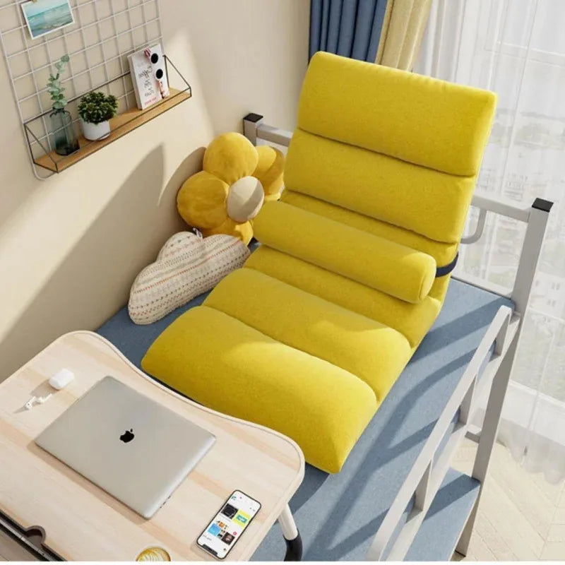 Folding Backrest Chair, Lazy Sofa, Bedroom, Dormitory, Single Seat Cushion, Bed Backrest, Bay Window, Balcony Tatami