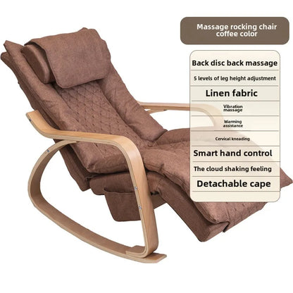 Soft chair household small multi-functional office recliner massage rocking  intelligent  sofa Pedicure  armchair  sillas