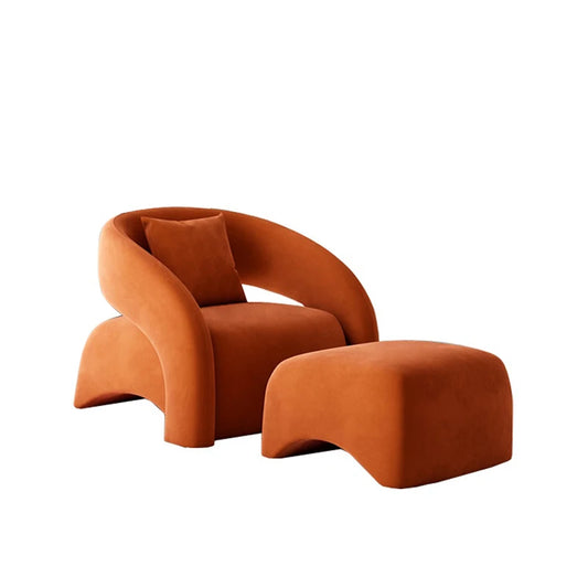 Modern Stainless Steel Velvet Fabric Armchair Accent Chair Leisure Chair Living Room Hotel Furniture Single Sofa Chair