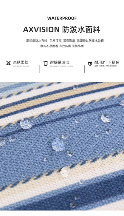 Teak outdoor sofa patio balcony garden villa hotel preservative wood rattan chair sofa furniture