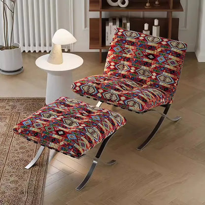Medieval Barcelona single sofa designer single chair living room balcony leisure chair