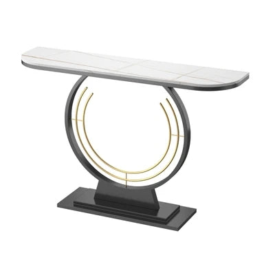 Light luxury rock slab entrance table against the wall Entry entrance cabinet Modern simple ultra-narrow decorative end view tab