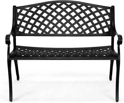 Cast Aluminum Outdoor Furniture Outdoor Bench in Garden