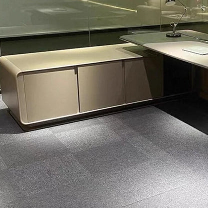 Elegant Light Luxury office desk Modern large high-end design executive desk Minimalist interior escritorio oficina furniture