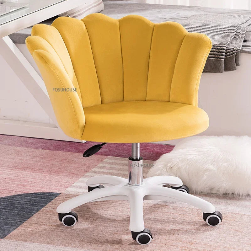 Nordic simple Bedroom Computer Chairs Home Backrest Chair Bedroom Swivel Chairs Dormitory Comfortable Sedentary Gaming Chair Z