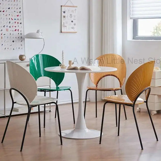 Outdoor Transparent Plastic Chair Waiting Minimalist Modern Party Acrylic Chairs for Events Clear Silla Comedor Home Furniture