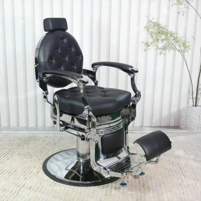 Barber shop chair perm dyeing put down chair oil head men shave beard repair face chair net red hair salon special hair cut seat