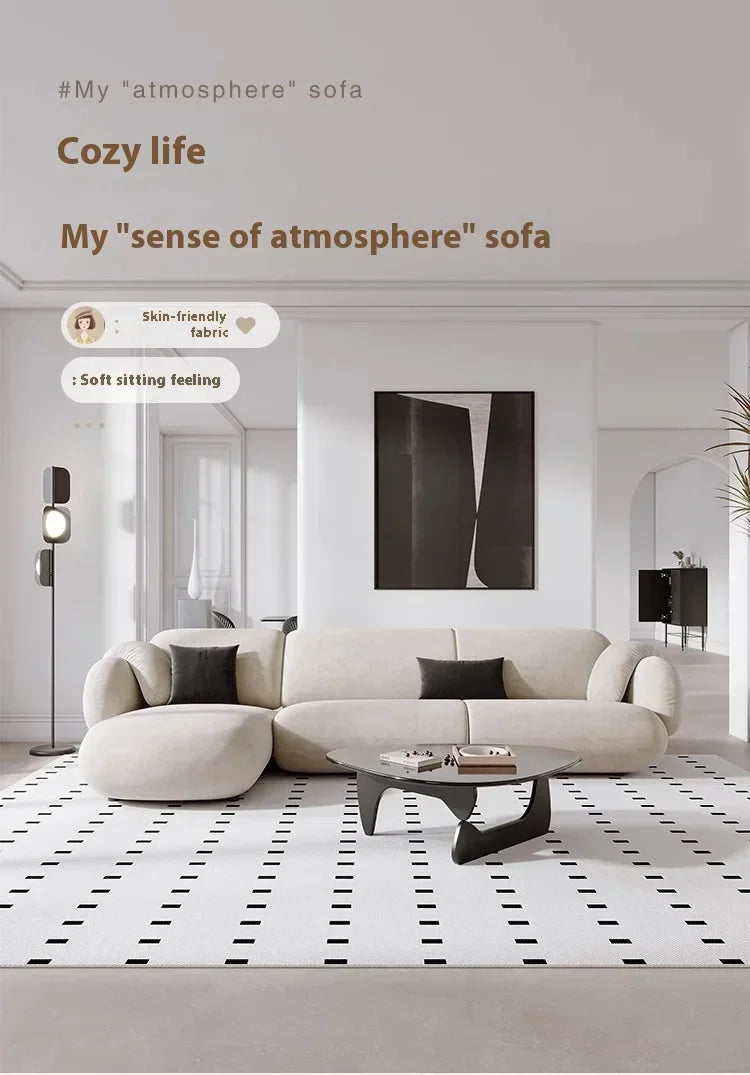 Armchair Curved Modern Sofa Pink Minimalist Wooden Floor Adults Living Room Sofa Canape Chaise Reading Divano Bedroom Furniture