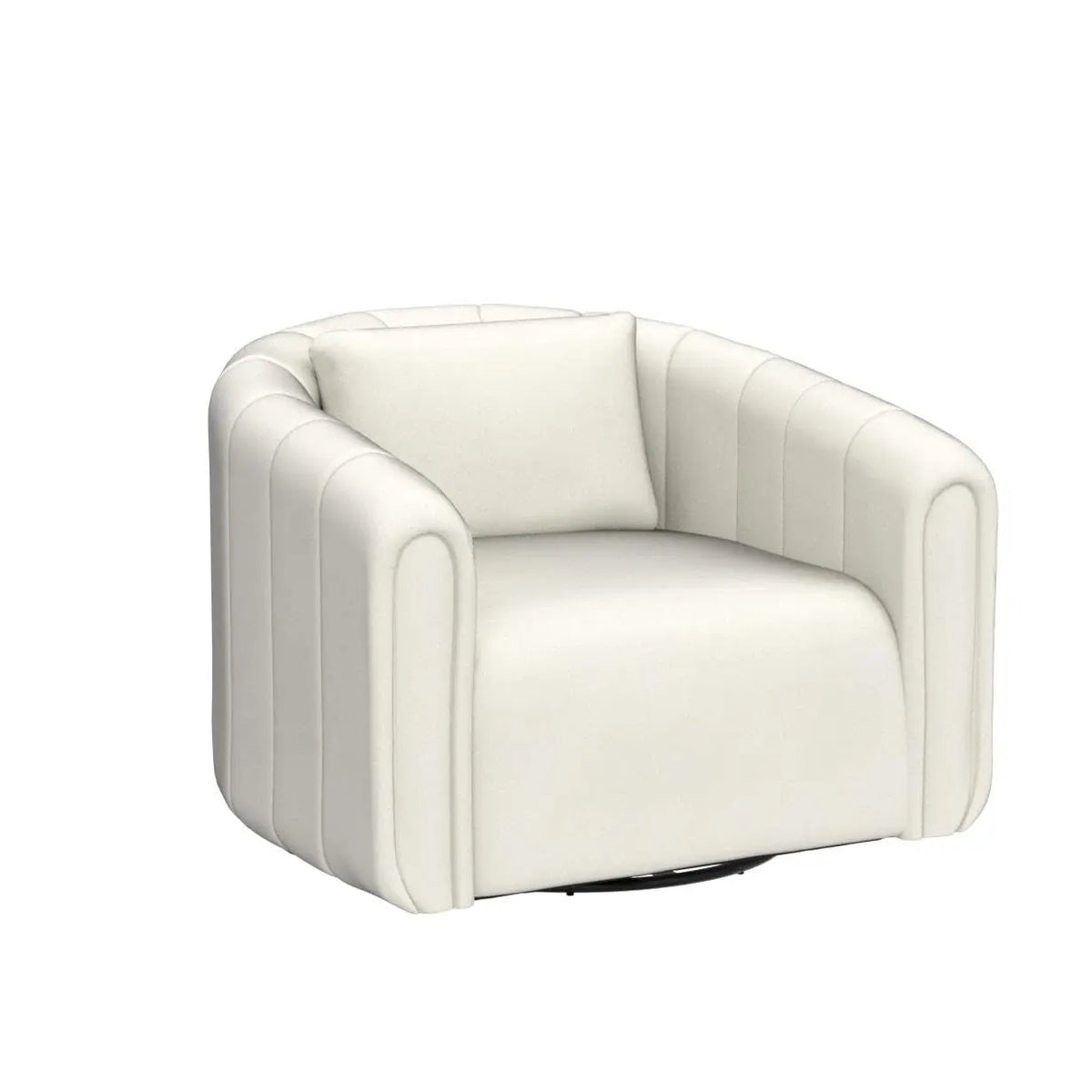 Swivel Barrel Chair Set of 2 with Plump Pillow, Comfy Round Armchair,, Customized