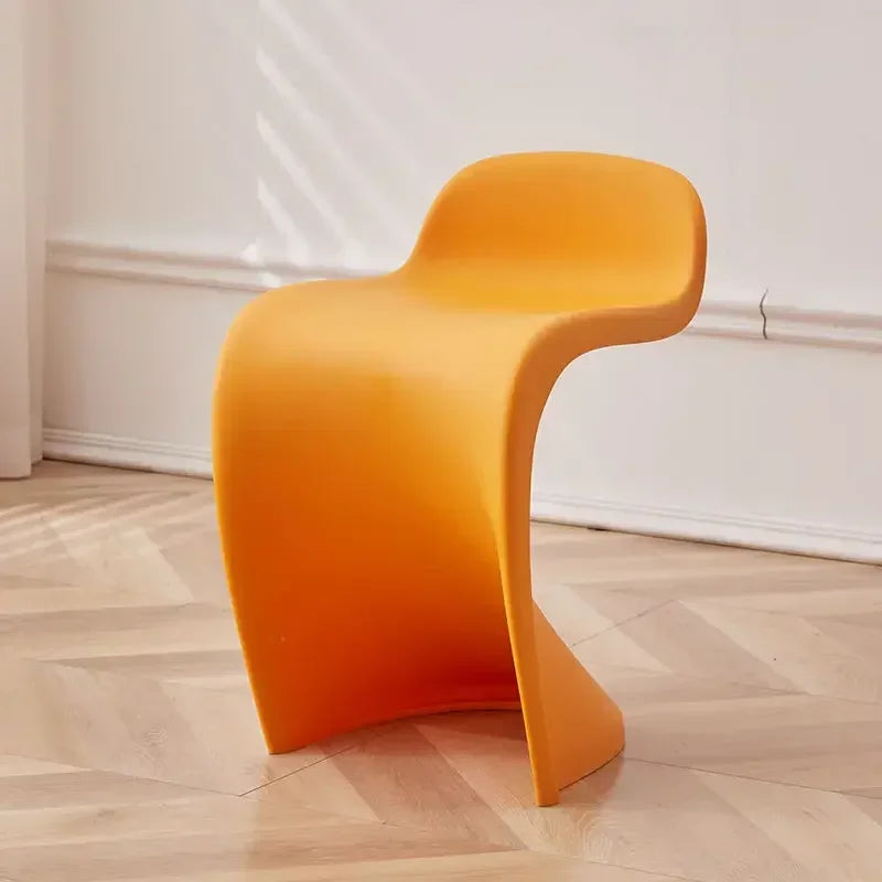 Portable Dining Chairs Lightweight Makeup Chair Modern Design Living Room Single Chair Multifunction Stackable Household Chairs