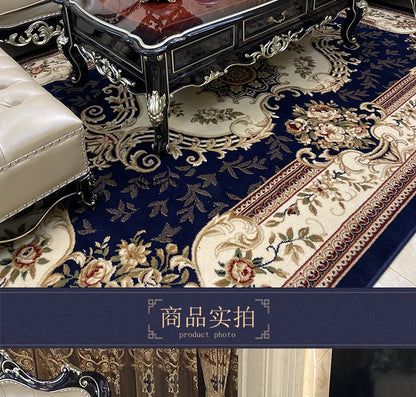 Solid wood coffee table, ebony piano paint high-end luxury solid wood tea table