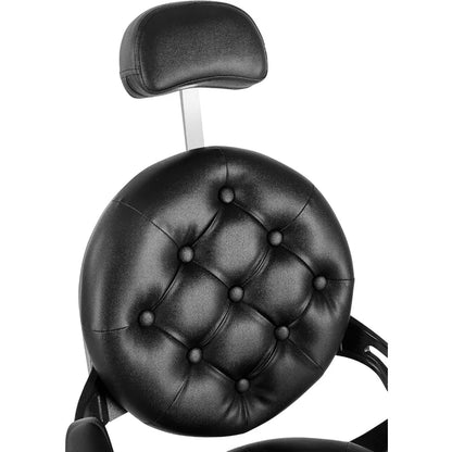 Professional Barber Chairs for Barbershop, Aluminium Alloy Frame Heavy Duty, Retro Salon Chair All Purpose Chair for Beauty Spa