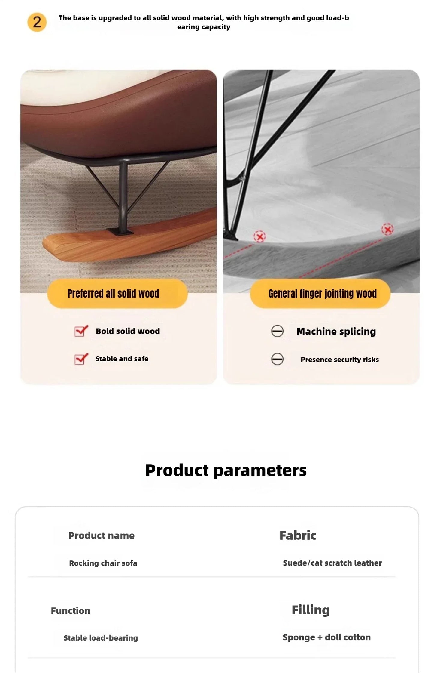 Lazy Sofa Rocking Chair Reclining Sleepable Bedroom Single Recliner Home Balcony Leisure Chair Tatami Seat  Floor Chair
