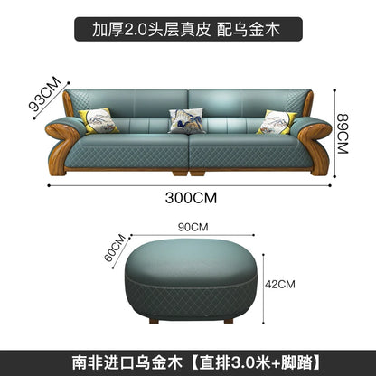 Sectional Nordic Living Room Sofas Pouf Leather Minimalist Modern Living Room Sofas Couch Lounge Muebles Lounge Suite Furniture