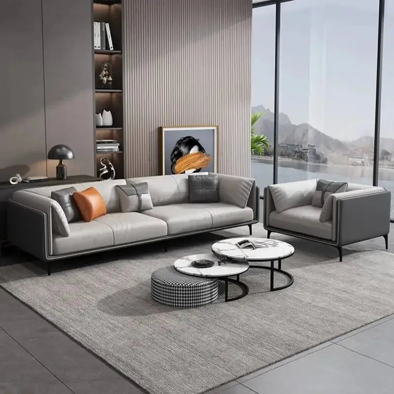 Minimalistic Elegant Sofa Nordic Style European L Shape Modern Lounge Sofas Living Room Modular Divani Da Soggiorno Furniture