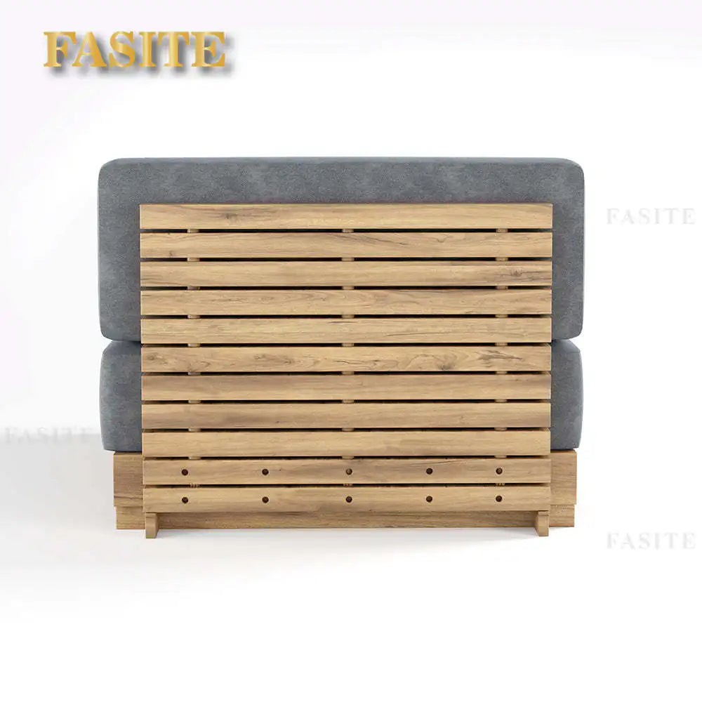 modern luxury extra deep conversation burma modular sectional teak patio outdoor furniture set