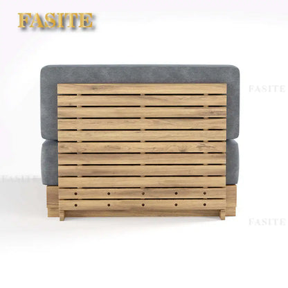 modern luxury extra deep conversation burma modular sectional teak patio outdoor furniture set