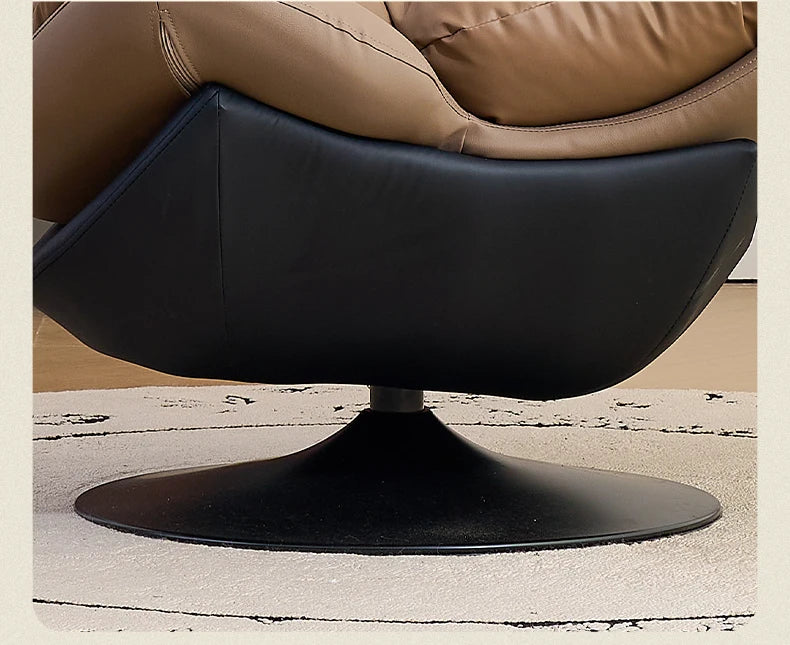 AASingle Sofa Rotating Chair Balcony Living Room Leisure Chair Light Luxury