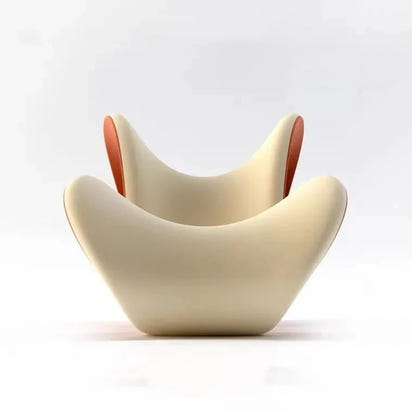 Nordic Creative FRP Special-shaped Love Shaping Leisure Chair Bow Chair Lazy Reclining Chair