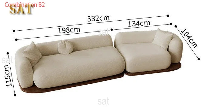 #Modern Modular Sectional Sofa for Living Room Cloud Soft Fabric Comfy Sleeper Couch Customizable Home Furniture