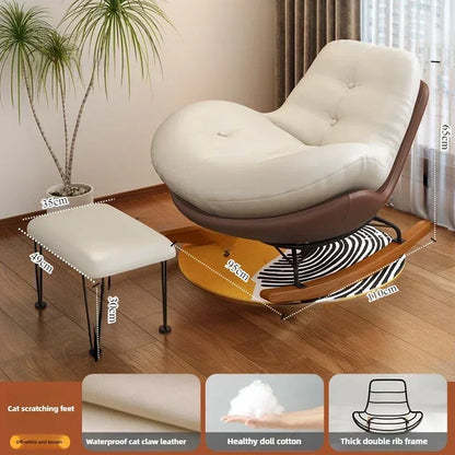 Sofa Penguin Rocking Chair Adult Lounge Chair Adult Living Room Snail Balcony Home Indoor Leisure Rocking Chair Recliner