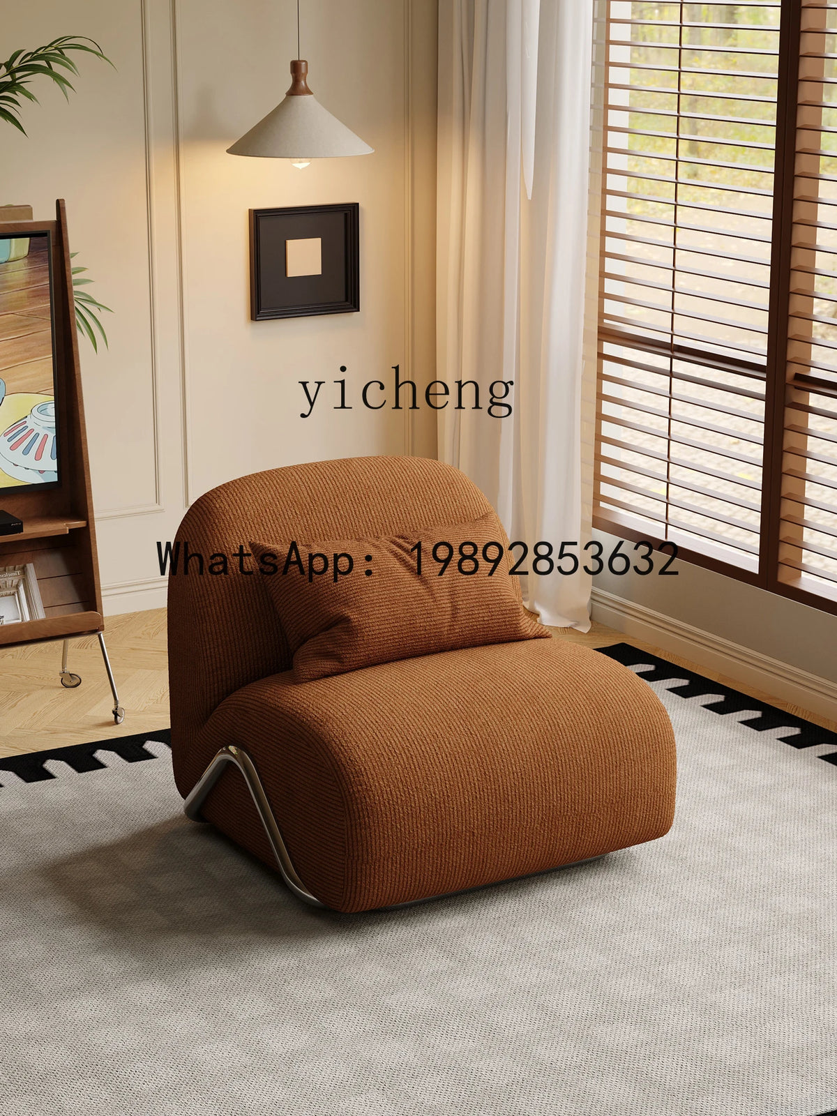 X2 medieval style advanced sense living room casual retro lazy carriage sofa single sofa chair