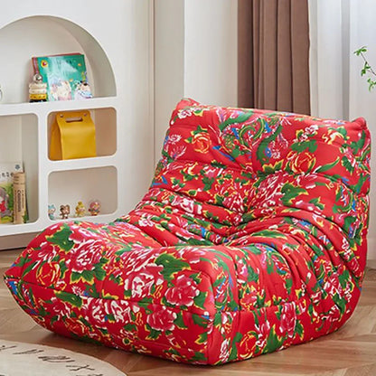 Lazy Floor Couch Caterpillar Sofa Chair Soft Living Room Sofa Recliner Bedroom Balcony Leisure Single Sofa Fireside Chair