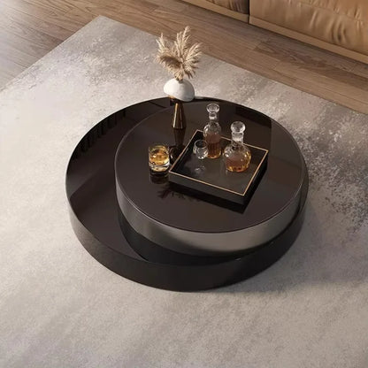 Italian Luxury Rotating Coffee Tables Modern Minimalist Living Room Extension Coffee Table Creative Design Home Furniture FYCT